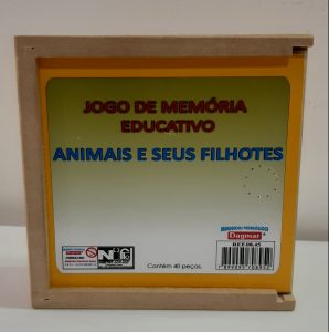 Jogo de Memória Educativo -Animais e seus Filhotes Ref.08.45